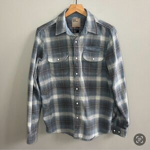 5.11 Tactical Snap Front Blue Flannel Shirt Men's Size Small